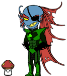 Monofell Undyne shimeji thumbnail